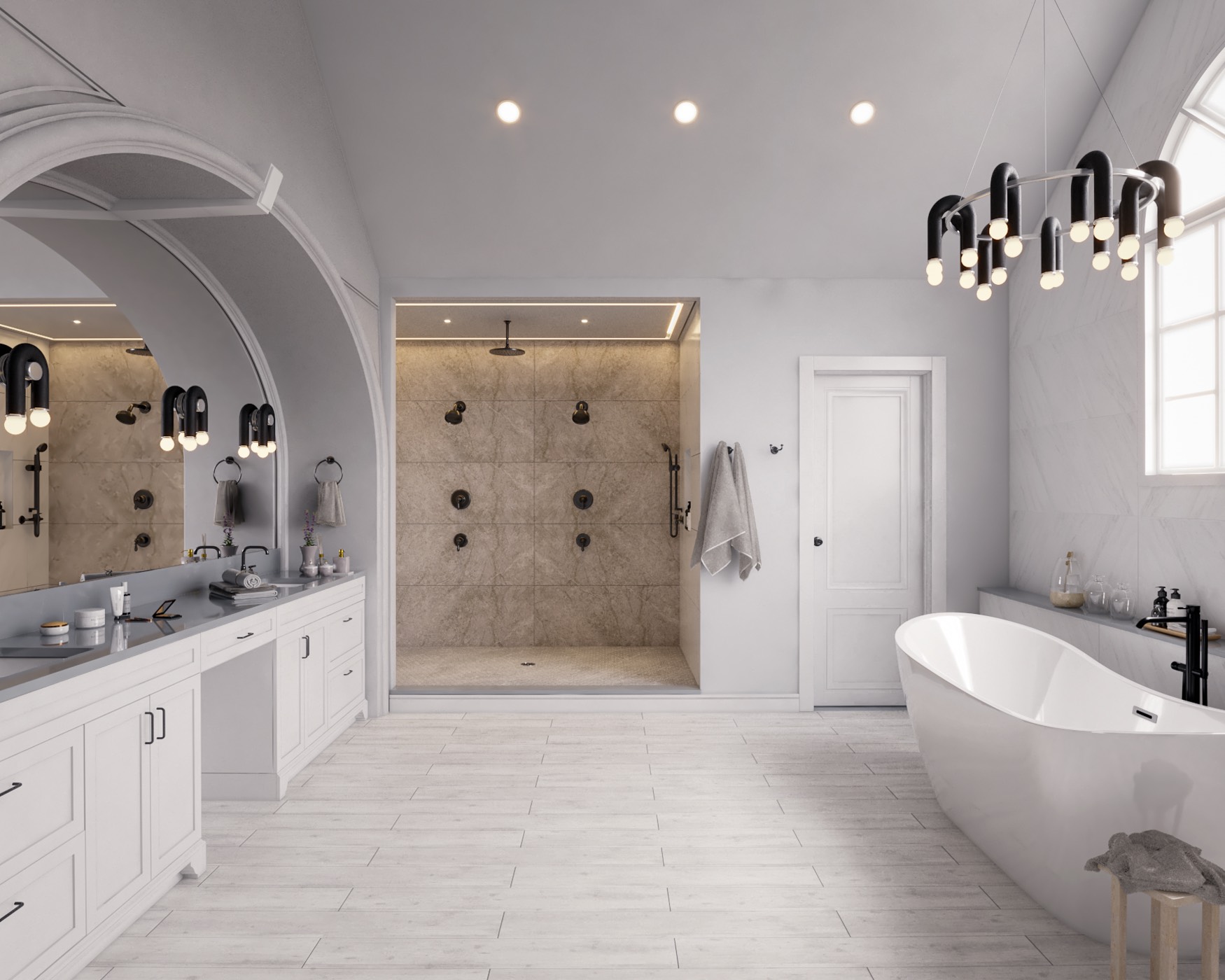 Calm Bath Retreat: Peace in Every Detail